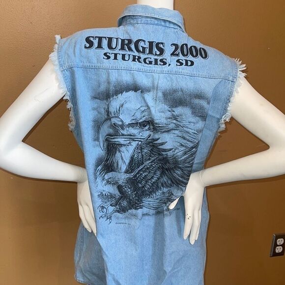 STURGIS 2000 sleeveless shirt size L made in USA - Picture 1 of 9